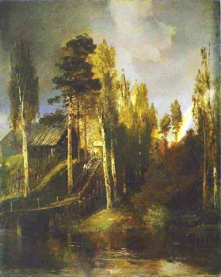 Alexei Savrasov Monastery Gates china oil painting image